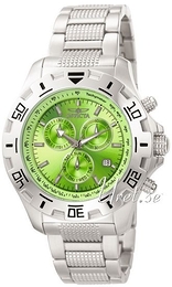 Invicta II Grøn/Stål Ø46 mm 6416