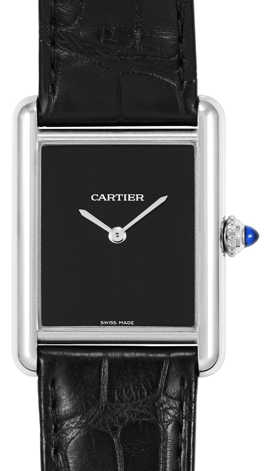 Cartier WSTA0072 Tank Must De Cartier Sort/Læder