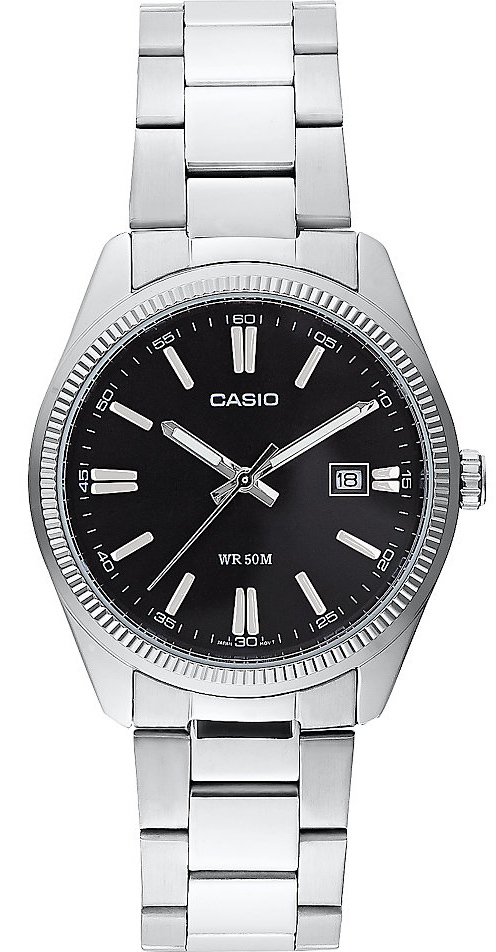 Casio MTP-1302PD-1A1VEF Collection Sort/Stål Ø39 mm