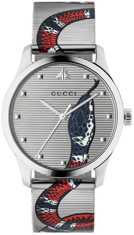 Gucci G-Timeless YA1264123 Sølvfarvet/Stål Ø38 mm