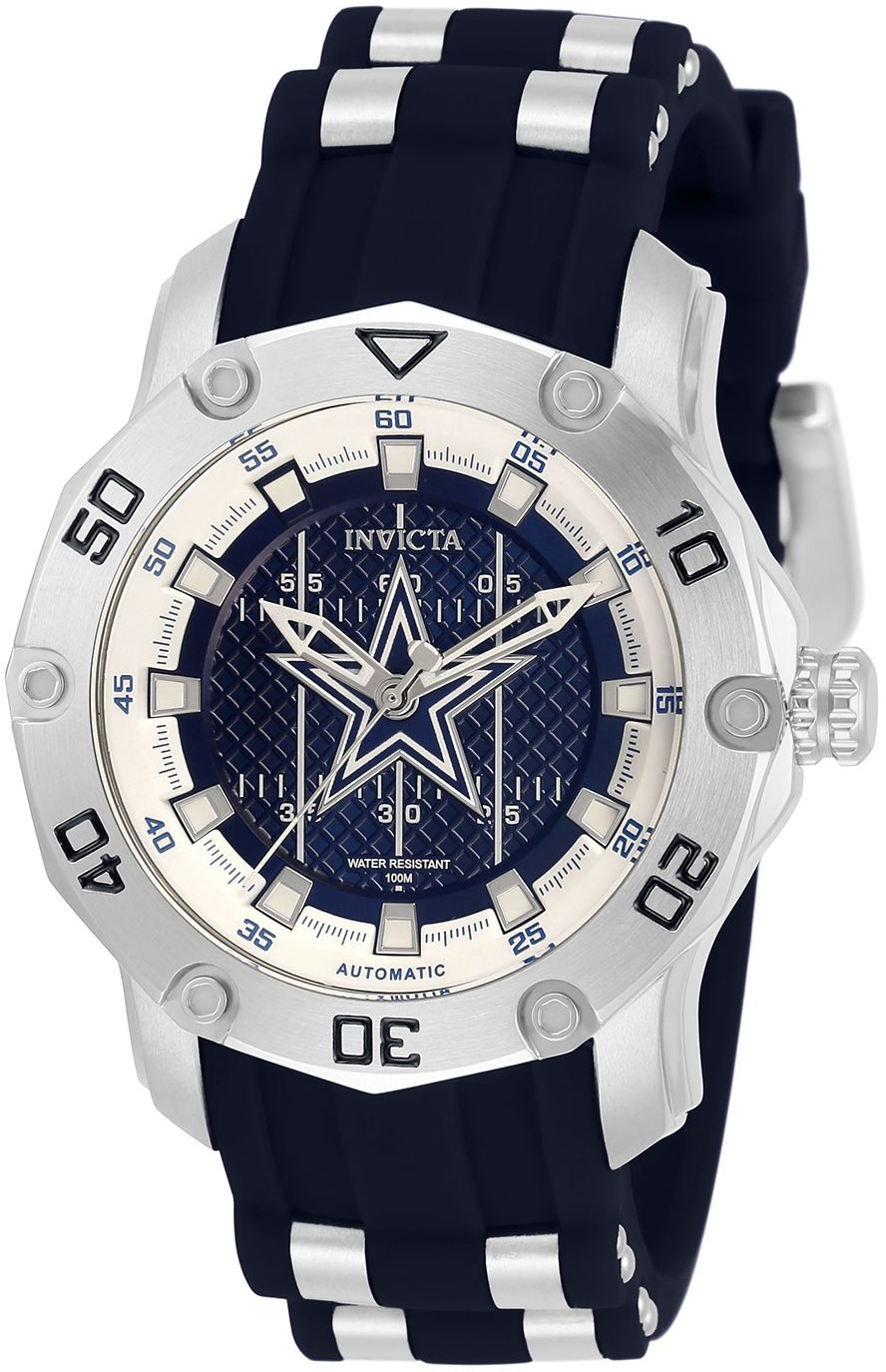 Invicta Nfl Dameur 32881 Blå/Stål Ø38 mm