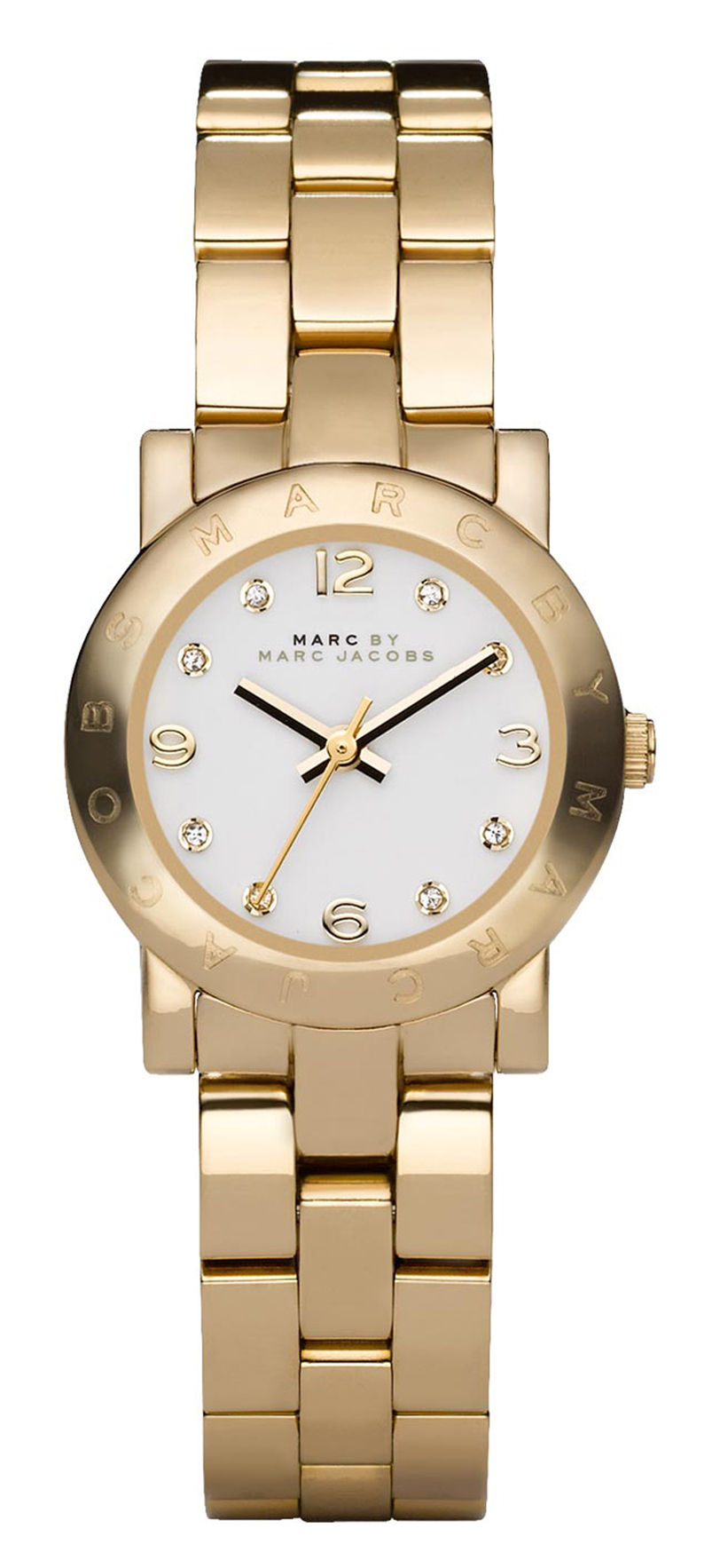 Marc by Marc Jacobs MBM3057 Amy Hvid/Gul guldtonet stål Ø26 mm