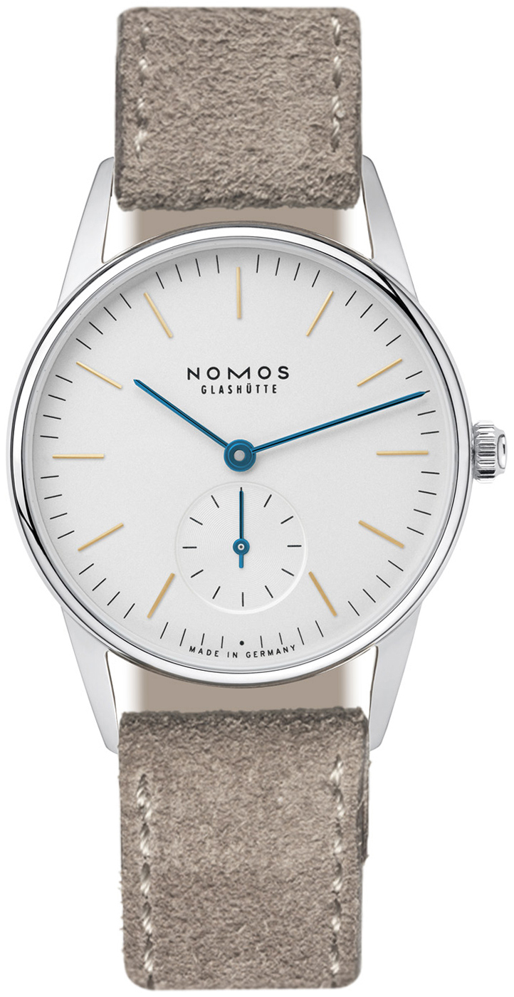 Nomos Glashütte N-321 Orion Hvid/Læder Ø32.8 mm