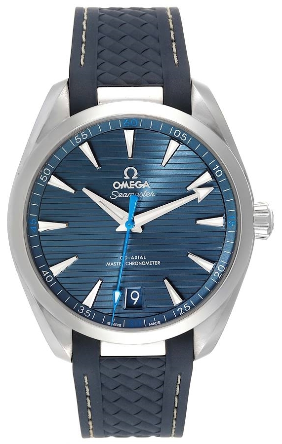 Omega 220.12.41.21.03.002 Seamaster Aqua Terra 150M Blå/Gummi Ø41 mm