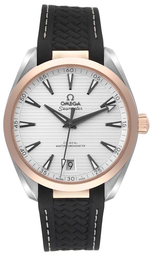 Omega 220.22.41.21.02.001 Seamaster Aqua Terra 150M Sølvfarvet/Gummi Ø41 mm