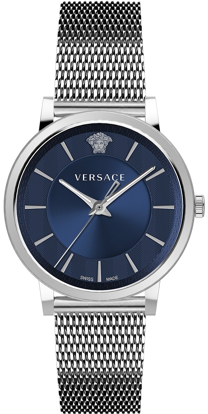 Versace VE5A00520 V Circle Blå/Stål Ø42 mm