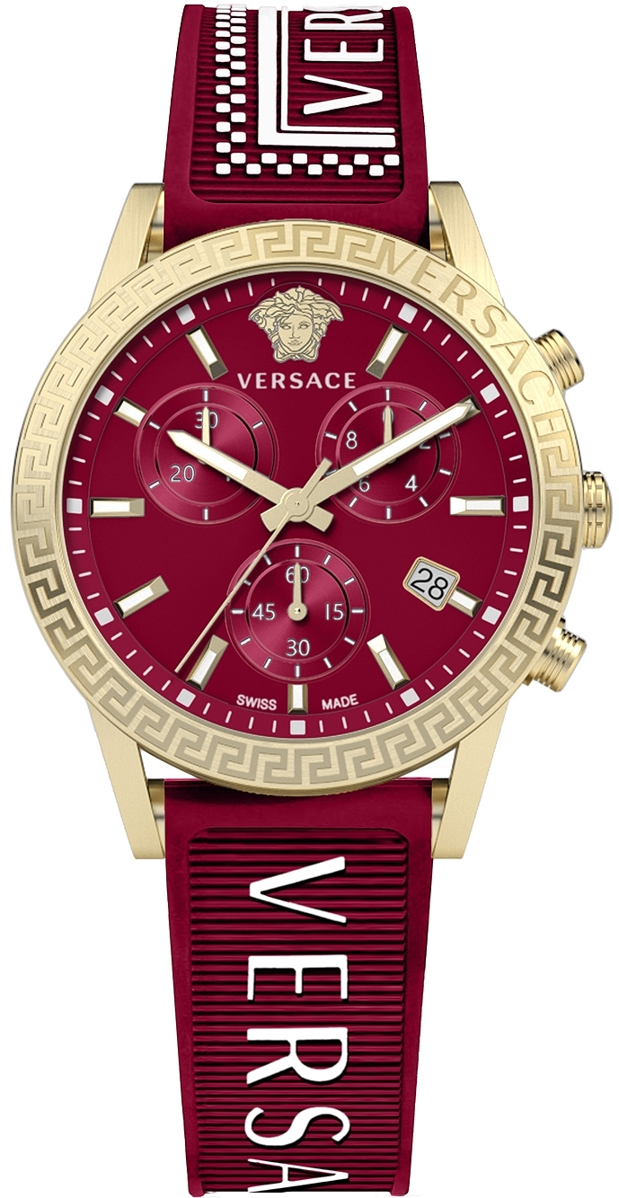 Versace VEKB00322 Sport Tech Rød/Plast Ø40 mm