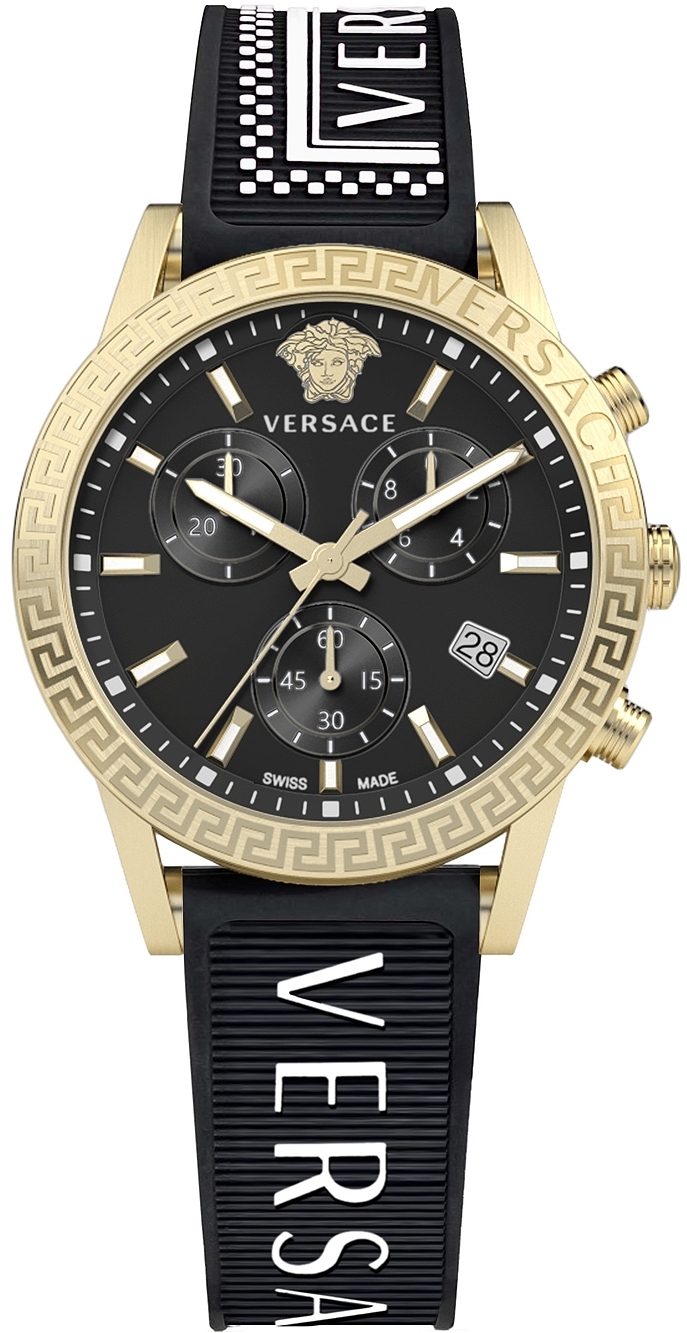 Versace VEKB00422 Sport Tech Sort/Plast Ø40 mm