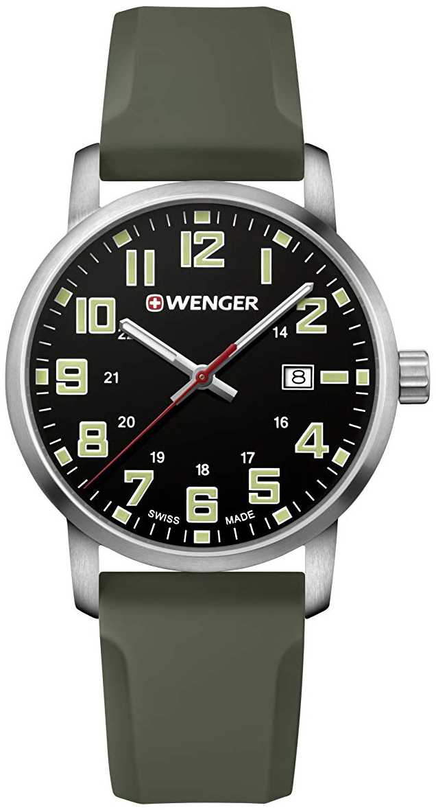 Wenger 99999 Herreur 01.1641.112 Sort/Gummi Ø42 mm
